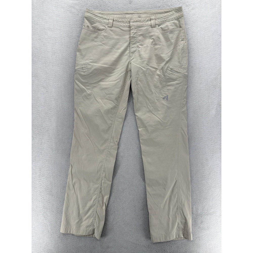 Eddie Bauer First Ascent Guide Pro Pants Womens 14 Beige Flexion FreeShade FLAW